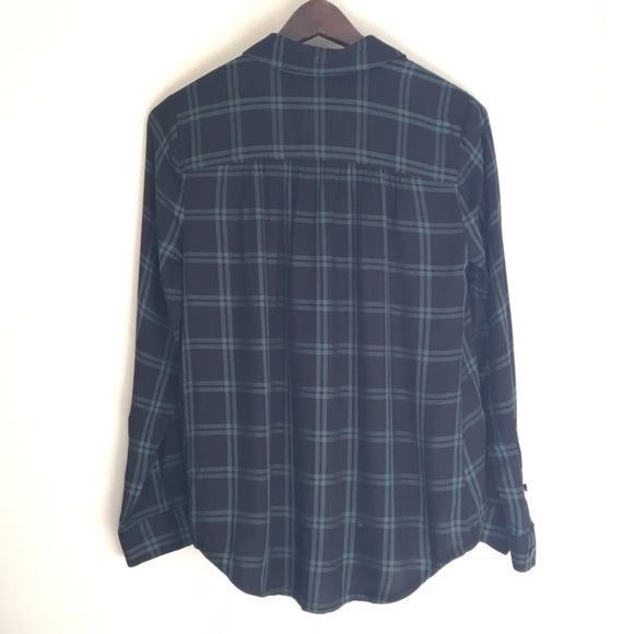 Madewell Wrap-Front Shirt in Palma Plaid - Picture 3 of 4